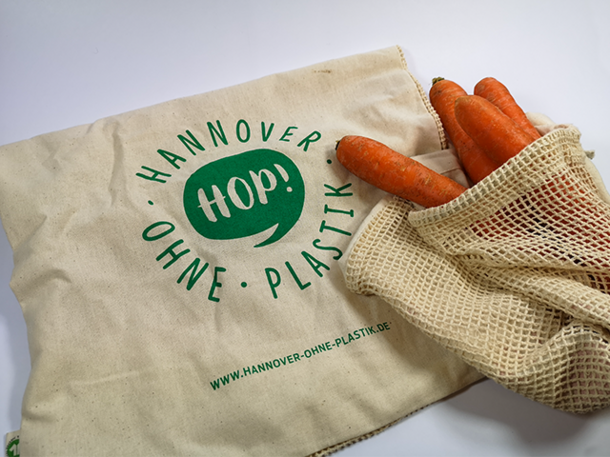 Der HOP-Sack: Gemüsesack zum plastikfreien Einkaufen